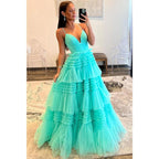 Vestido de fiesta con escote en V, tirantes finos y purpurina, vestido de noche 