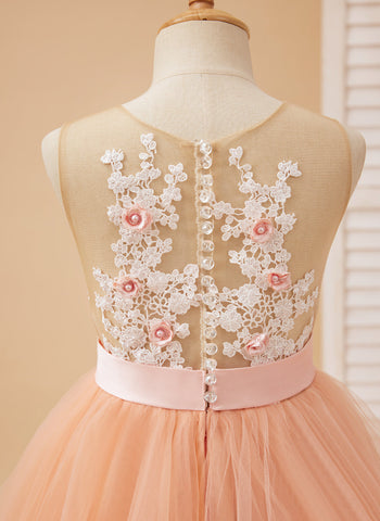 Vestido de gala/vestido de princesa de tul hasta el suelo 