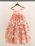 Vestido largo de tul de corte A (2003227607) 