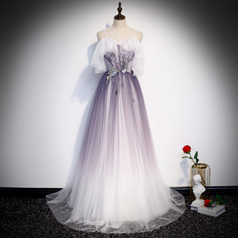 Elegante vestido largo de tul para baile de graduación o noche, 100 £
