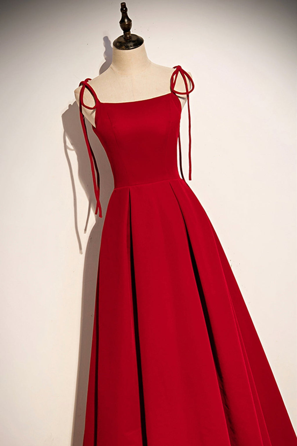 Simple velvet long A line prom dress evening dress s70