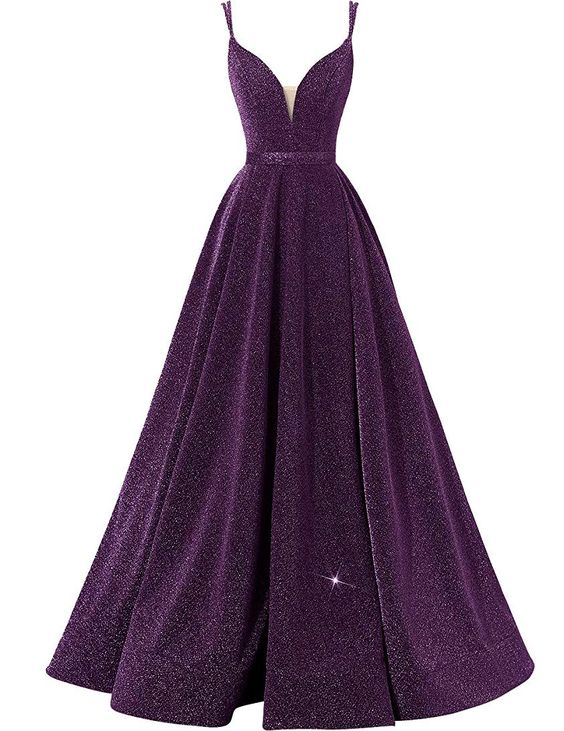Vestidos de fiesta con escote en V, tirantes finos y lentejuelas, abertura lateral larga, vestidos de noche formales Y1849