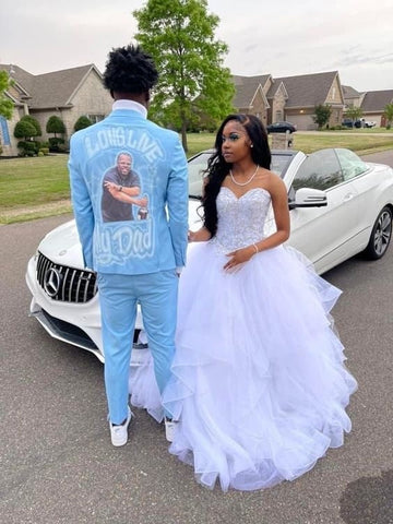 Robe de bal en tulle à décolleté cœur Y1320