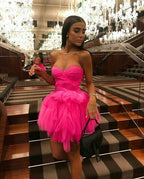 Vestido corto sexy para fiesta de bienvenida, vestido de graduación Y1332