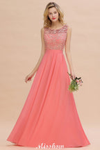 Robe de mariée simple en dentelle florale, coupe trapèze, sans manches, robe de demoiselle d'honneur maxi