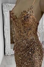 Superbe robe de bal sans manches en tulle à bretelles spaghetti et strass