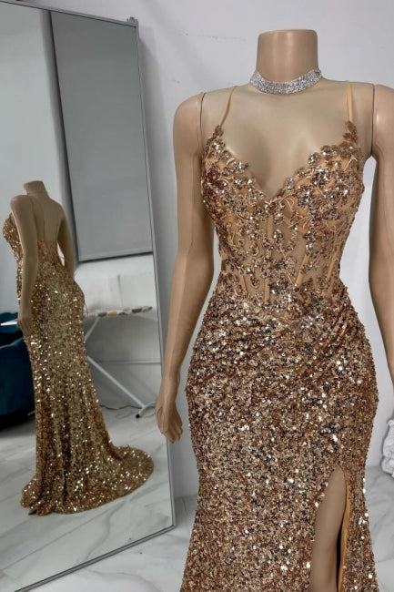 Superbe robe de bal sans manches en tulle à bretelles spaghetti et strass