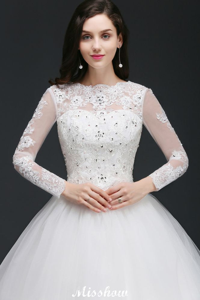 Robes de bal somptueuses en tulle avec traîne courte