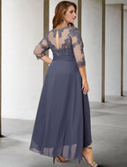 Vestidos asimétricos de corte princesa/línea A para la madre de la novia 