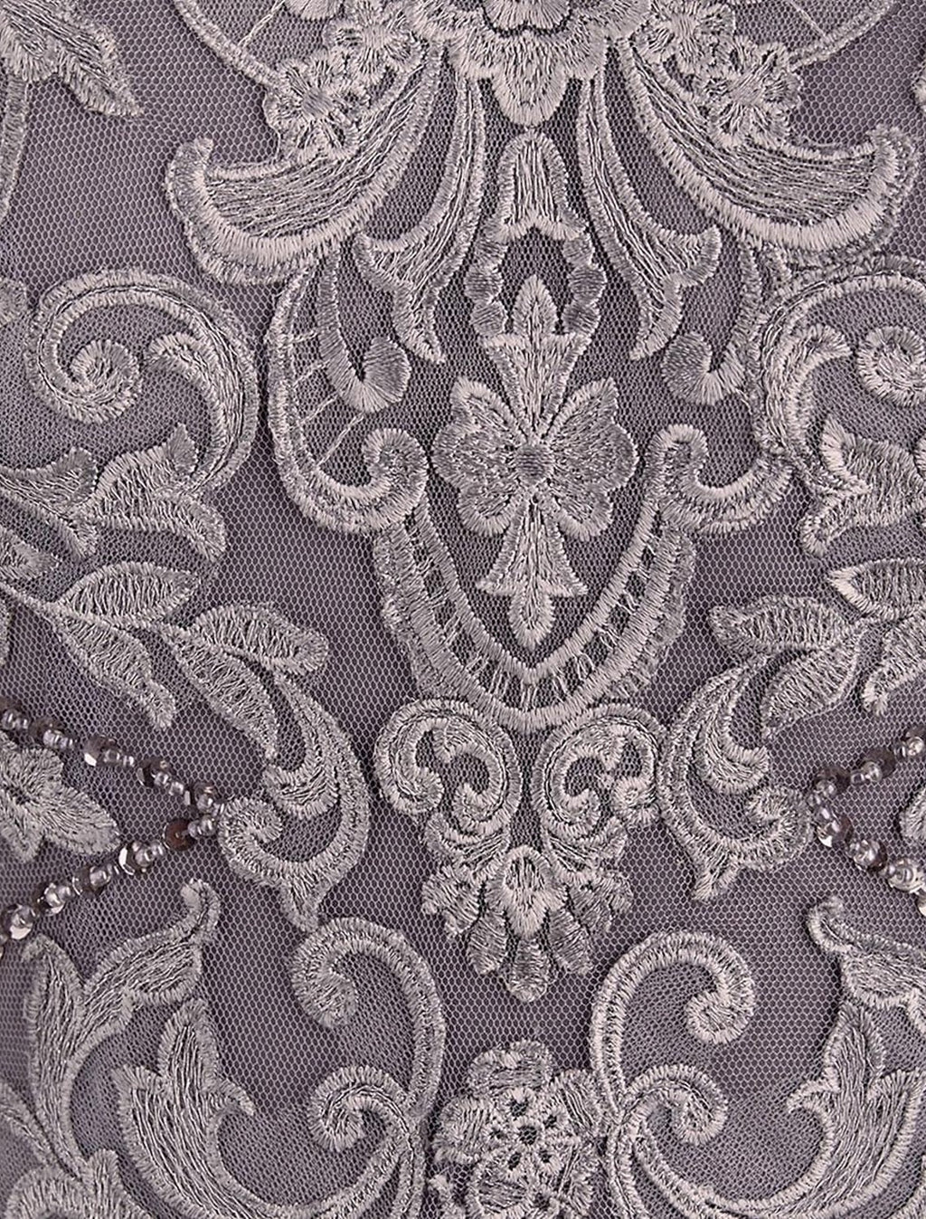 Tailleur-pantalon en mousseline à manches courtes et dentelle pour la mère de la mariée 