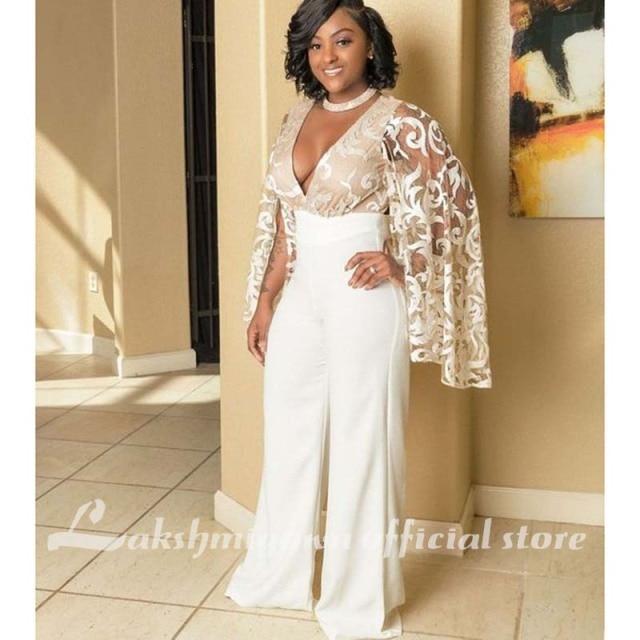 Baoleely Chiffon Bohemian Lace Wedding Dress A Line Lace Bridal Gowns