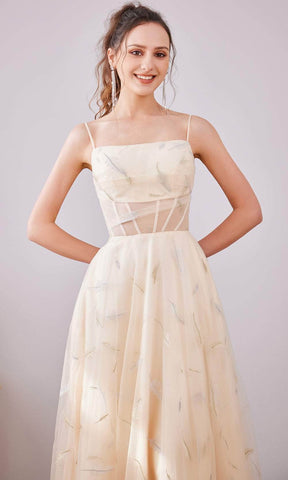 Robe longue trapèze droite