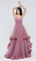 Sweetheart Ruffled Tulle Dress