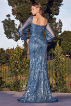 Long Fitted Formal Dress