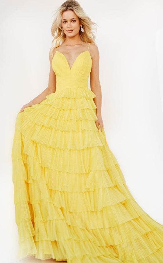 Tiered Skirt Prom Dress