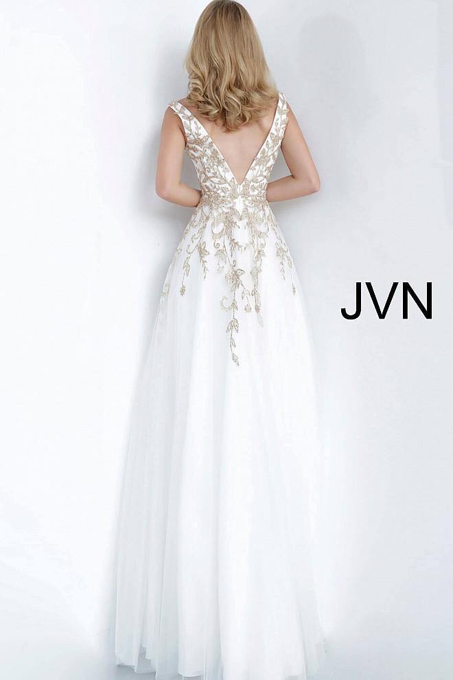 Jovani Long Sleeveless Wedding Dress Sale