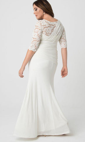 Robe de mariée longue Kiyonna, tenue de cérémonie