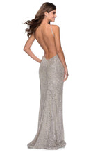 Sequined Halter Neck Sheath Dress