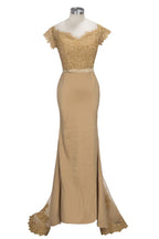 Lace Appliques Mermaid Off-shoulder Sweetheart Sheer Prom Dresses