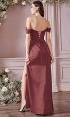 Robe corset en satin souple