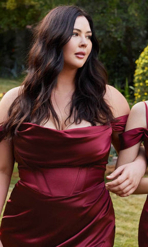 Robe de soirée corset à épaules dénudées