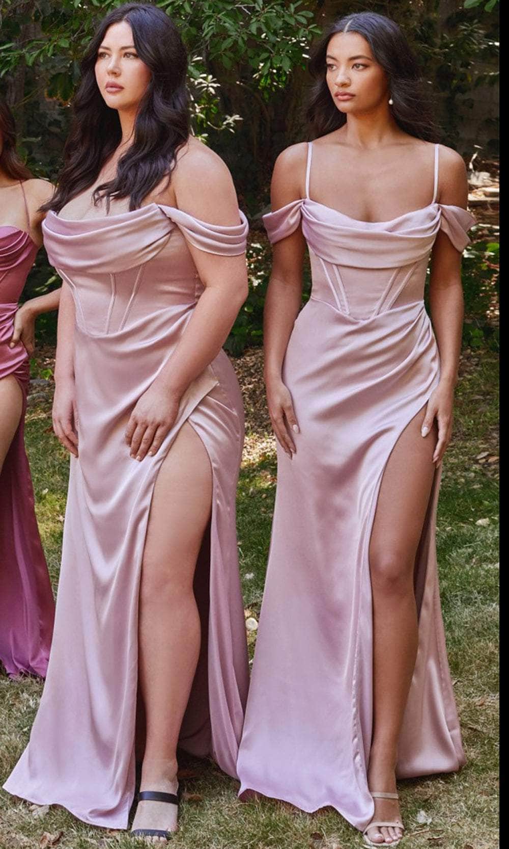 Off Shoulder Corset Evening Gown