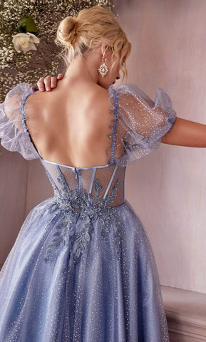 Robe de cocktail corset mi-longue
