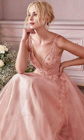 Layered Tulle A-Line Gown