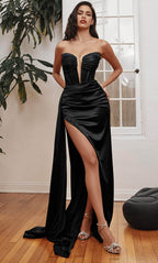 Robe de bal classique à corset transparent