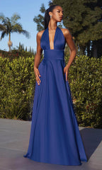 Robe de bal trapèze à bretelles convertibles