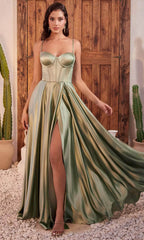 Sweetheart Corset Bustier Prom Gown