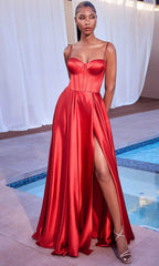 Sweetheart Corset Bustier Prom Gown