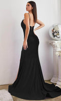 Jewel Trimmed Prom Dress