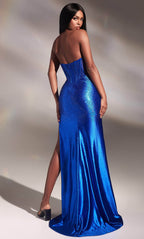 Illusion Corset Long Prom Dress