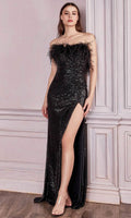 Sequin Ornate Evening Gown
