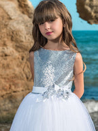 Robe de bal longue sans manches en polyester, col rond, robe de demoiselle d'honneur pour mariage ou fête.