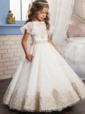 Robe de bal longue en tulle et dentelle, robe de mariée, d'anniversaire ou de demoiselle d'honneur
