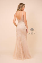 Long Formal Sleeveless Mermaid Prom Dress