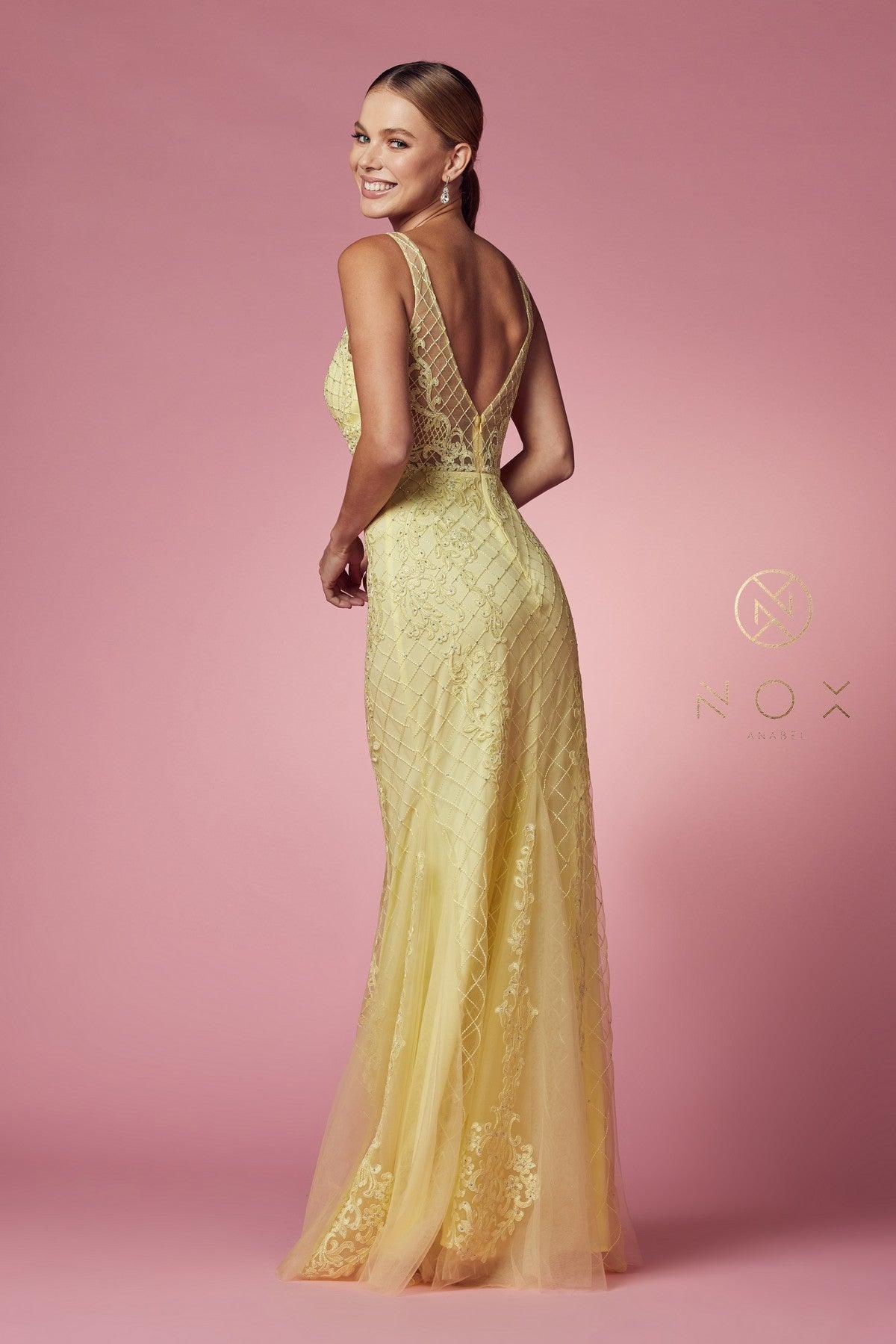 Long Formal Sleeveless Mermaid Prom Dress