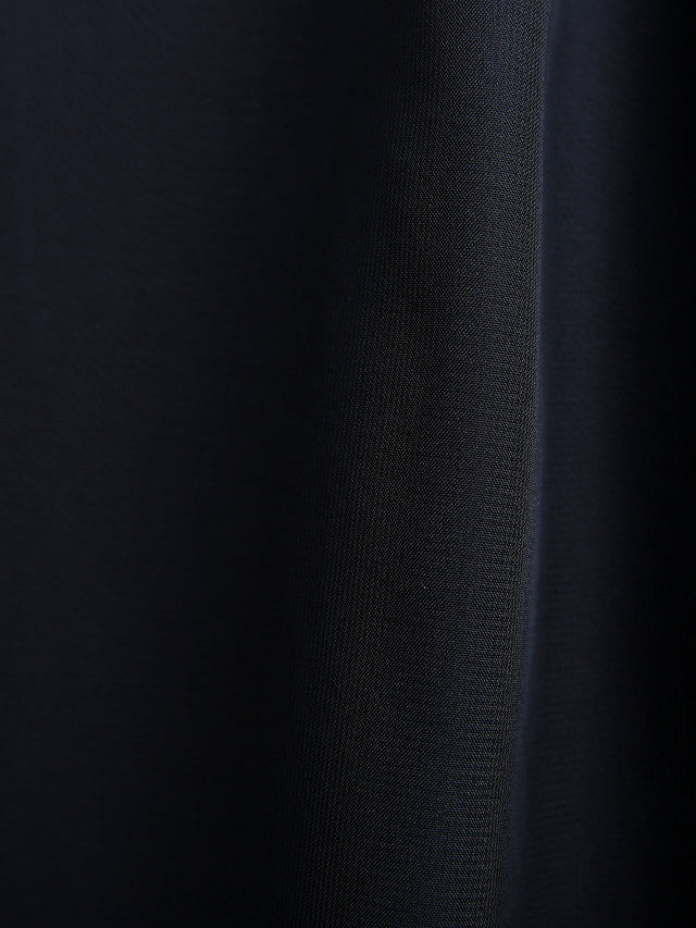 Robe longue fourreau asymétrique en mousseline pour demoiselle d'honneur junior