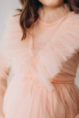 Vestidos de maternidad bohemios de manga larga