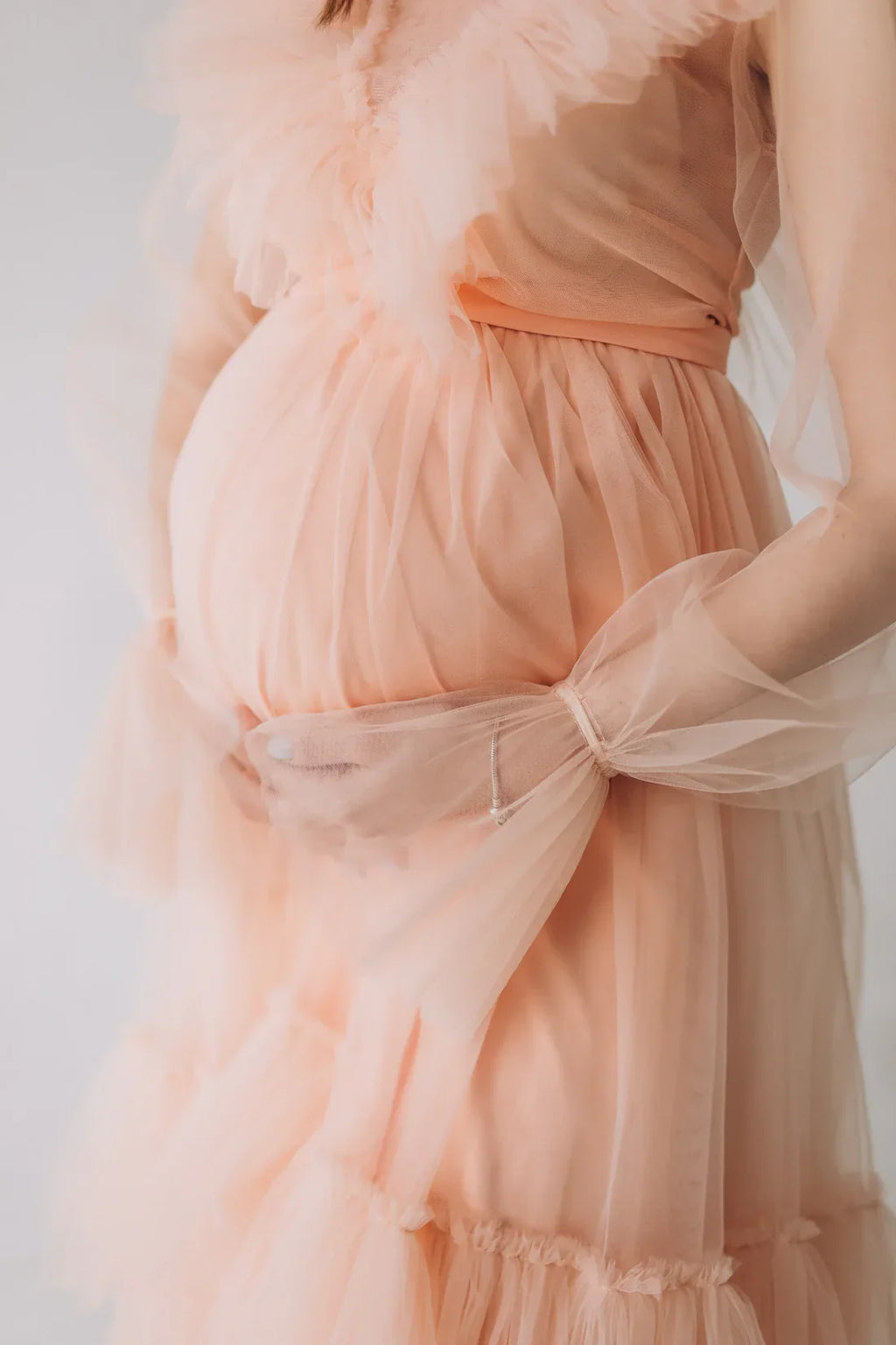 Vestidos de maternidad bohemios de manga larga
