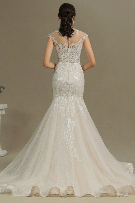 Robe de mariée sirène de luxe | Robes de mariée en dentelle