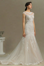 Robe de mariée sirène de luxe | Robes de mariée en dentelle