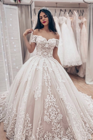 Vestidos de novia de lujo estilo princesa | Vestidos de novia de encaje