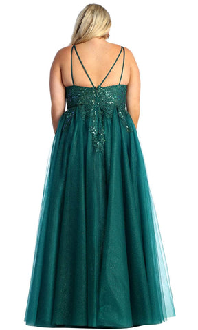 Robe illusion multicolore à perles