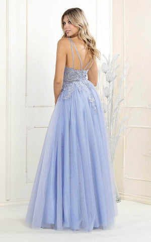 Robe illusion multicolore à perles