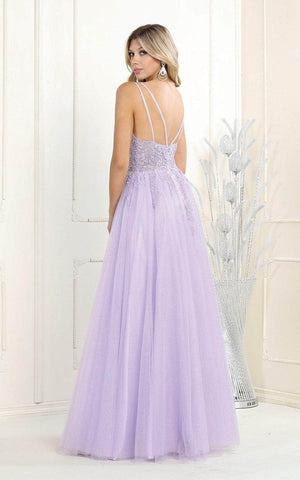 Robe illusion multicolore à perles