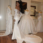 Robe de mariée sirène, nouveauté, décolleté cœur, lacets, vêtements de mariée