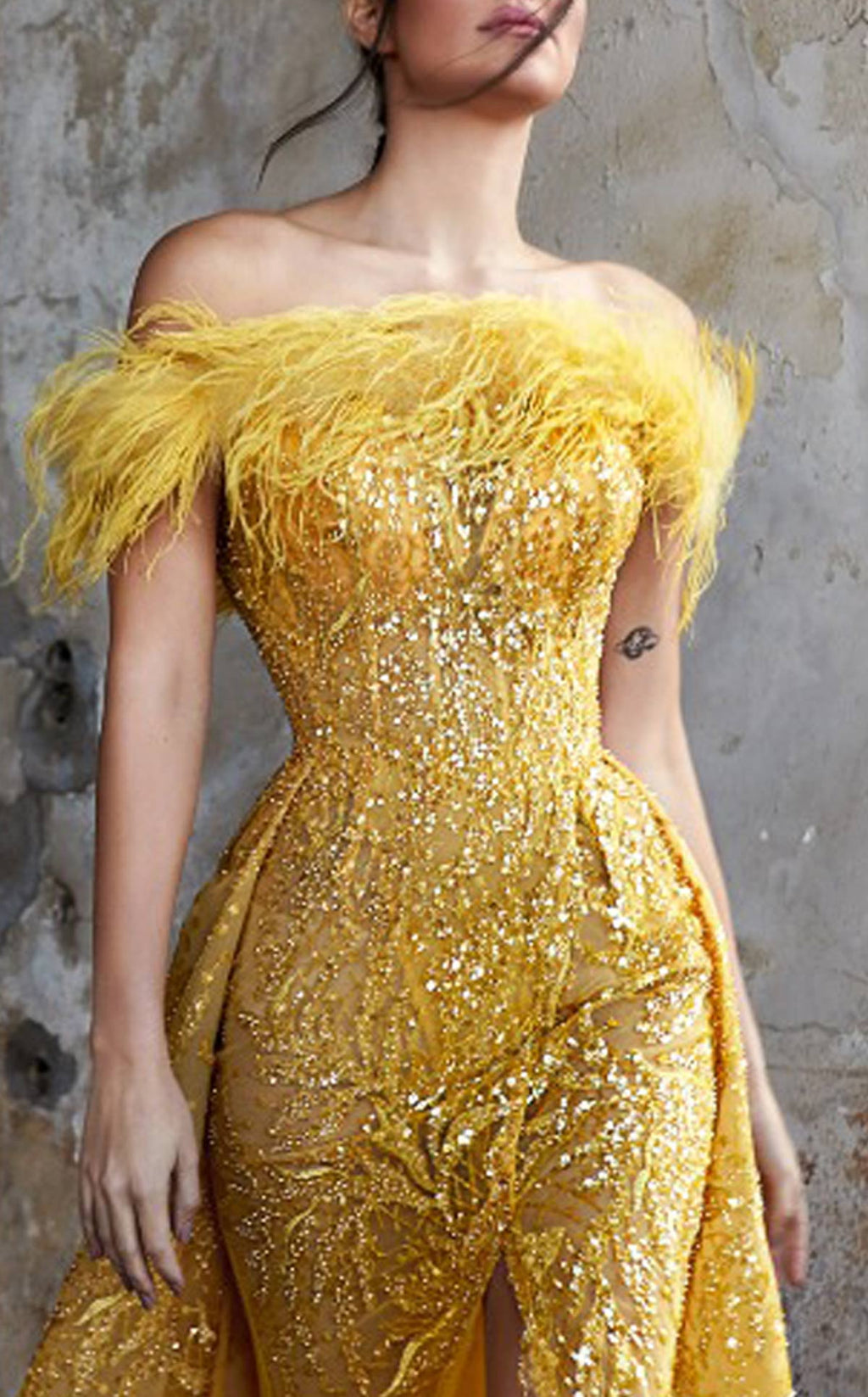 Off Shoulder Evening Dress